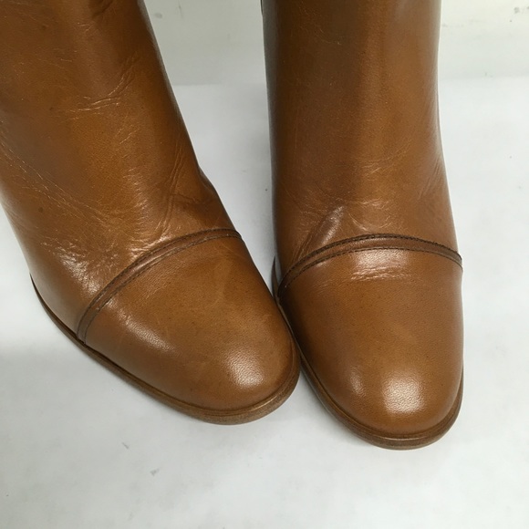 Marc Jacobs  Runway 2020  Tan Boots long, high heel Sz 38 US 7-7.5 New In Box - Picture 12 of 16
